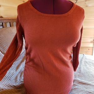 NWOT Burnt orange sweater